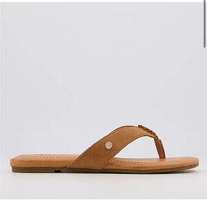 Ugg Tuolumne Leather Flip Flops